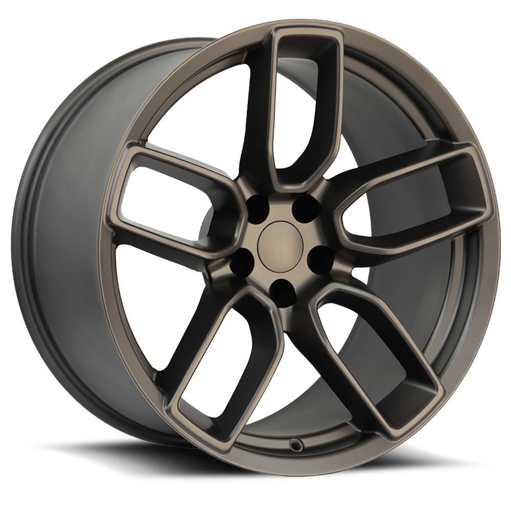 Factory Reproductions FR 74 - Dodge Widebody Replica Wheels 20X9.5 5X115 +15 HB 71.5 Hellcat Widebody Bronze With Cap Factory Reproductions (2005-2023 300, Charger, Challenger) - 74095151517