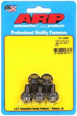 ARP 5/16-24 x .560 12pt black oxide bolts - 741-0560
