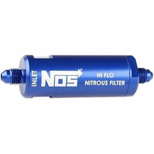 NOS  In-Line Hi-Flow Nitrous Filter, 4AN - Blue. - 15551NOS