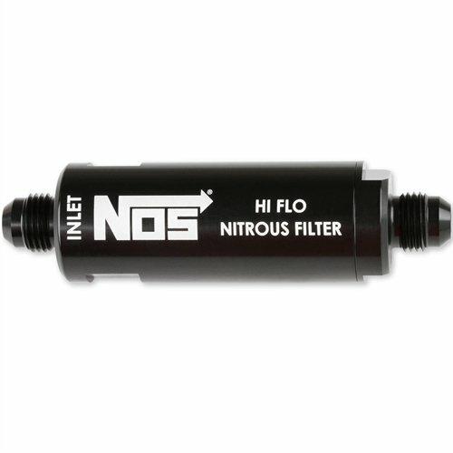 NOS  In-Line Hi-Flow Nitrous Filter, 6AN - Black. - 15556NOS