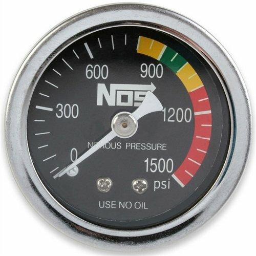 NOS  Nitrous Gauge w/ Adapter. - 15925NOS