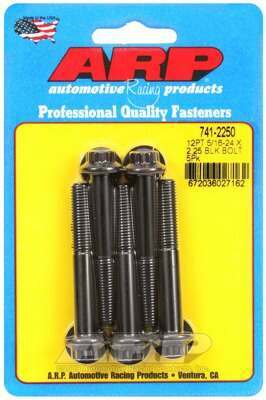 ARP 5/16-24 x 2.250 12pt black oxide bolts - 741-2250