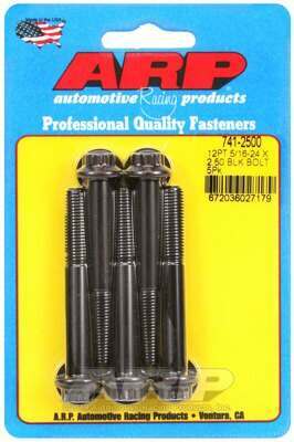 ARP 5/16-24 x 2.500 12pt black oxide bolts - 741-2500