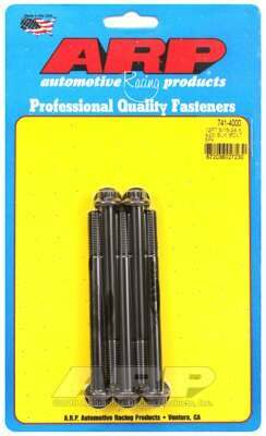 ARP 5/16-24 x 4.000 12pt black oxide bolts - 741-4000