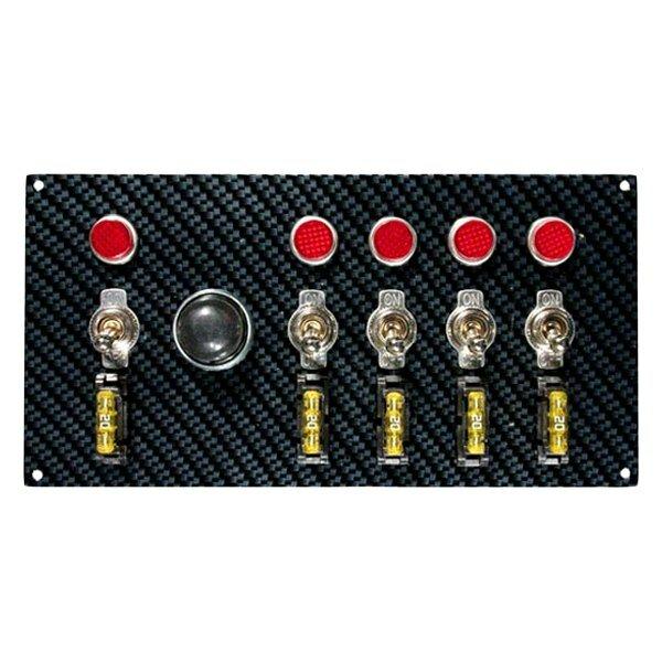 Moroso Switch Panel, Toggle, Grey/Black - 74139