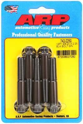 ARP 3/8-24 x 2.250 12pt black oxide bolts - 742-2250