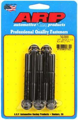 ARP 3/8-24 x 3.000 12pt black oxide bolts - 742-3000
