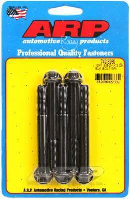 ARP 3/8-24 x 3.250 12pt black oxide bolts - 742-3250