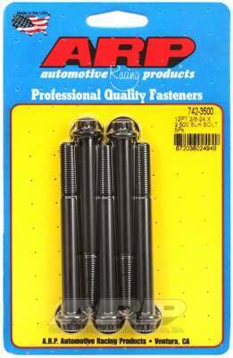ARP 3/8-24 x 3.500 12pt black oxide bolts - 742-3500