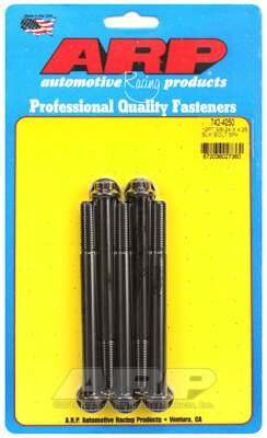 ARP 3/8-24 x 4.250 12pt black oxide bolts - 742-4250