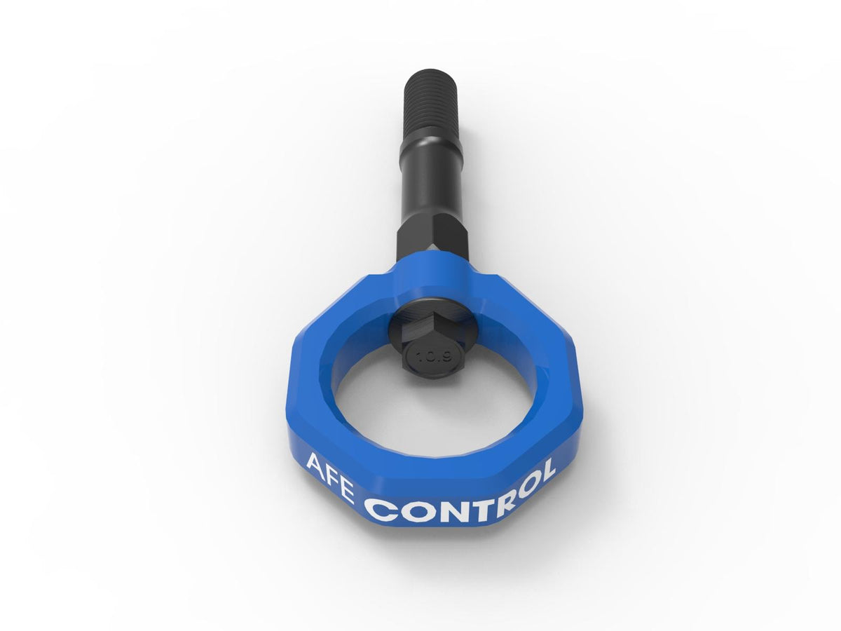AFE Rear Tow Hook Blue (2020-2023 Corvette 6.2) - 450-401015-L