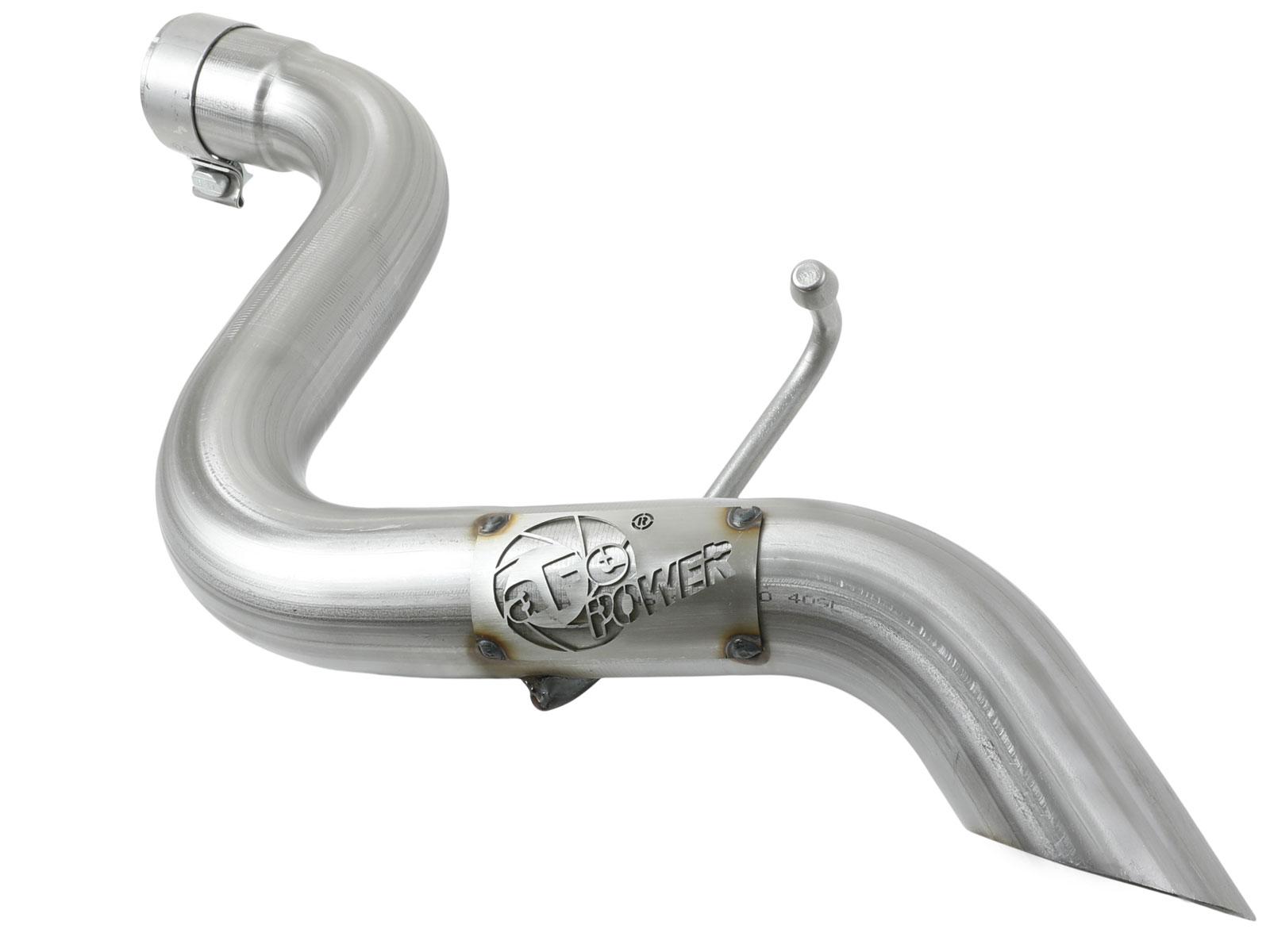 AFE Axle-Back Exhaust System (2018-2020 Jeep Wrangler L4-2.0L(t) / V6-3.6L) - 49-48070-1