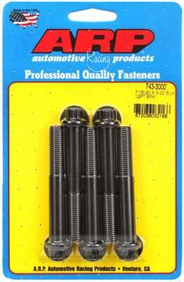 ARP 7/16-20 x 3.000 12pt black oxide bolts - 743-3000