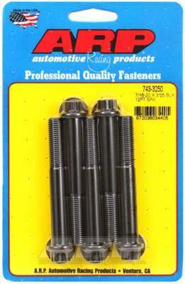 ARP 7/16-20 x 3.250 12pt black oxide bolts - 743-3250