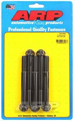 ARP 7/16-20 x 4.000 12pt black oxide bolts - 743-4000