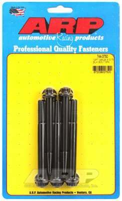 ARP 3/8-24 x 3.750 12pt 7/16 wrenching black oxide bolts - 744-3750