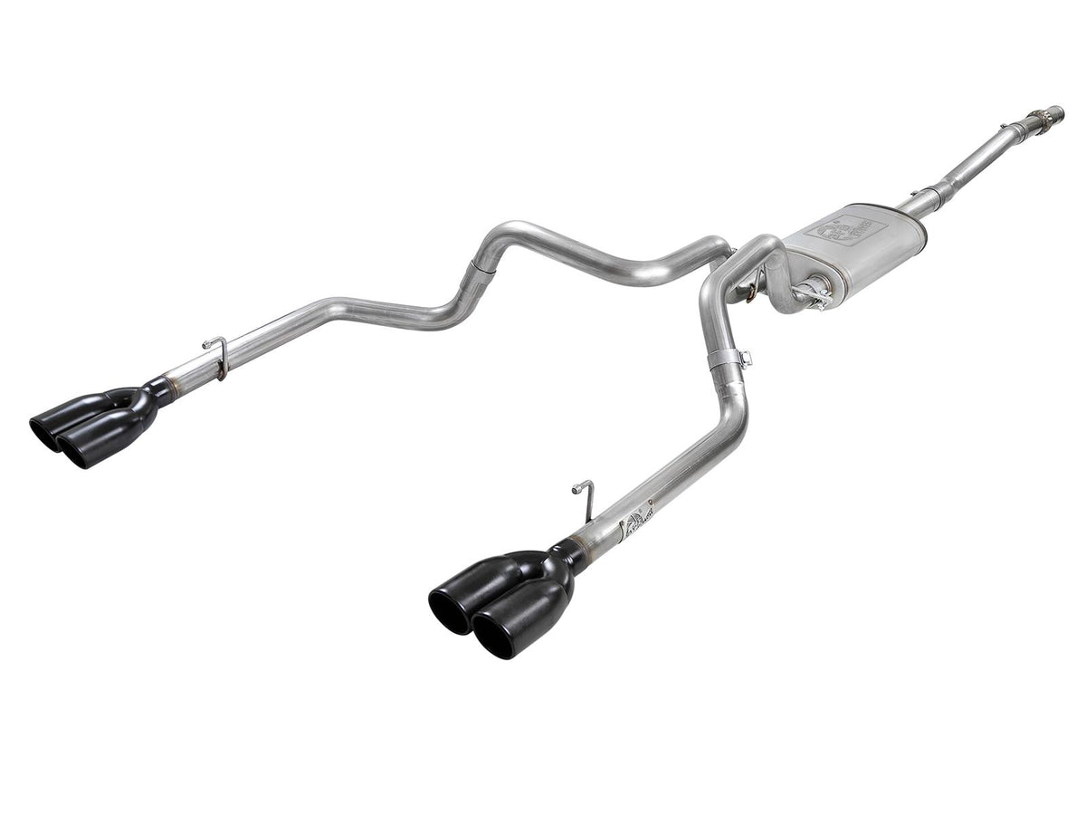 AFE Cat-Back Exhaust System (2019-2020 GM Trucks V6-4.3L/V8-5.3L) - 49-34104-B