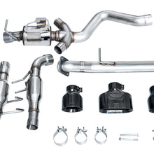 AWE Track Edition Exhaust for GR Corolla - Diamond Black Tips - 3020-53472