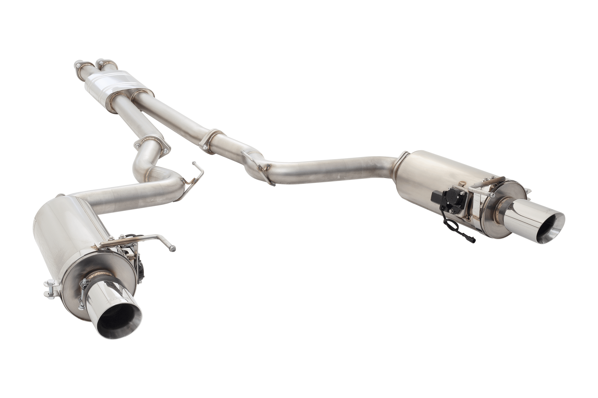 XForce Twin 3" Ss Cat-Back Exhaust System (2015-2017 Mustang GT) - ES-FM15-VMK-CBS
