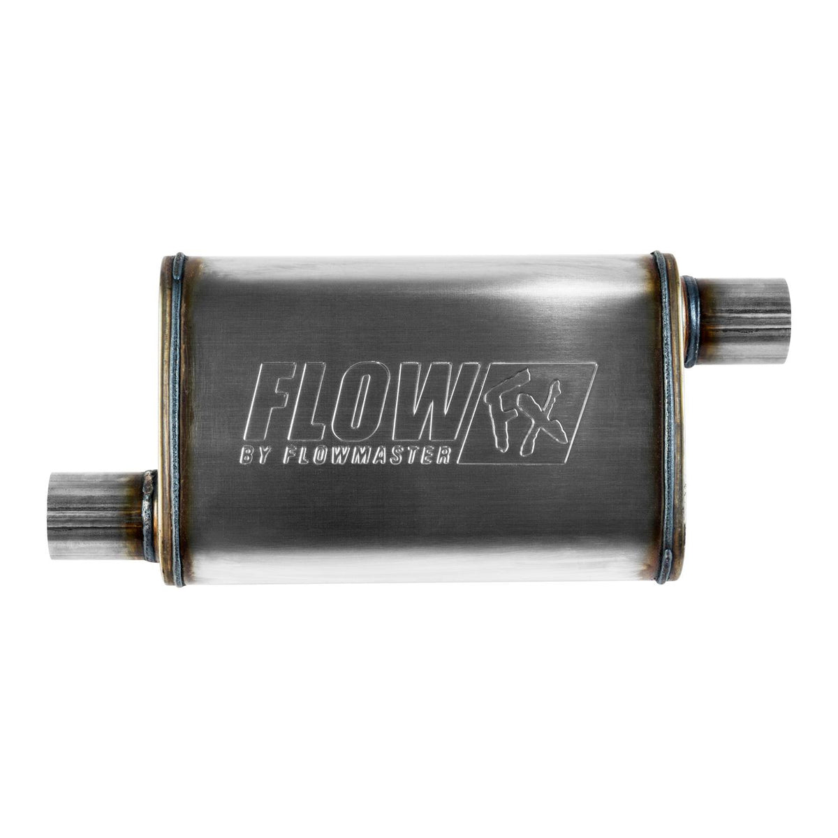 Flowmaster FlowFX Muffler 409S - 2.25 Offset In/ 2.25 Offset Out - Moderate Sound
