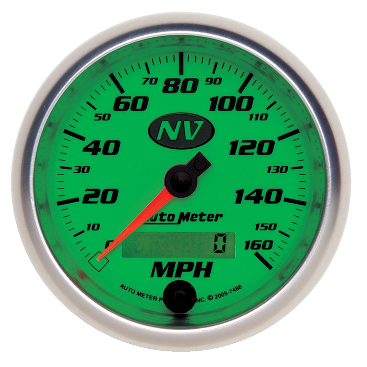 Auto Meter 3-3/8" SPEEDOMETER, 0-160 MPH, NV - 7488