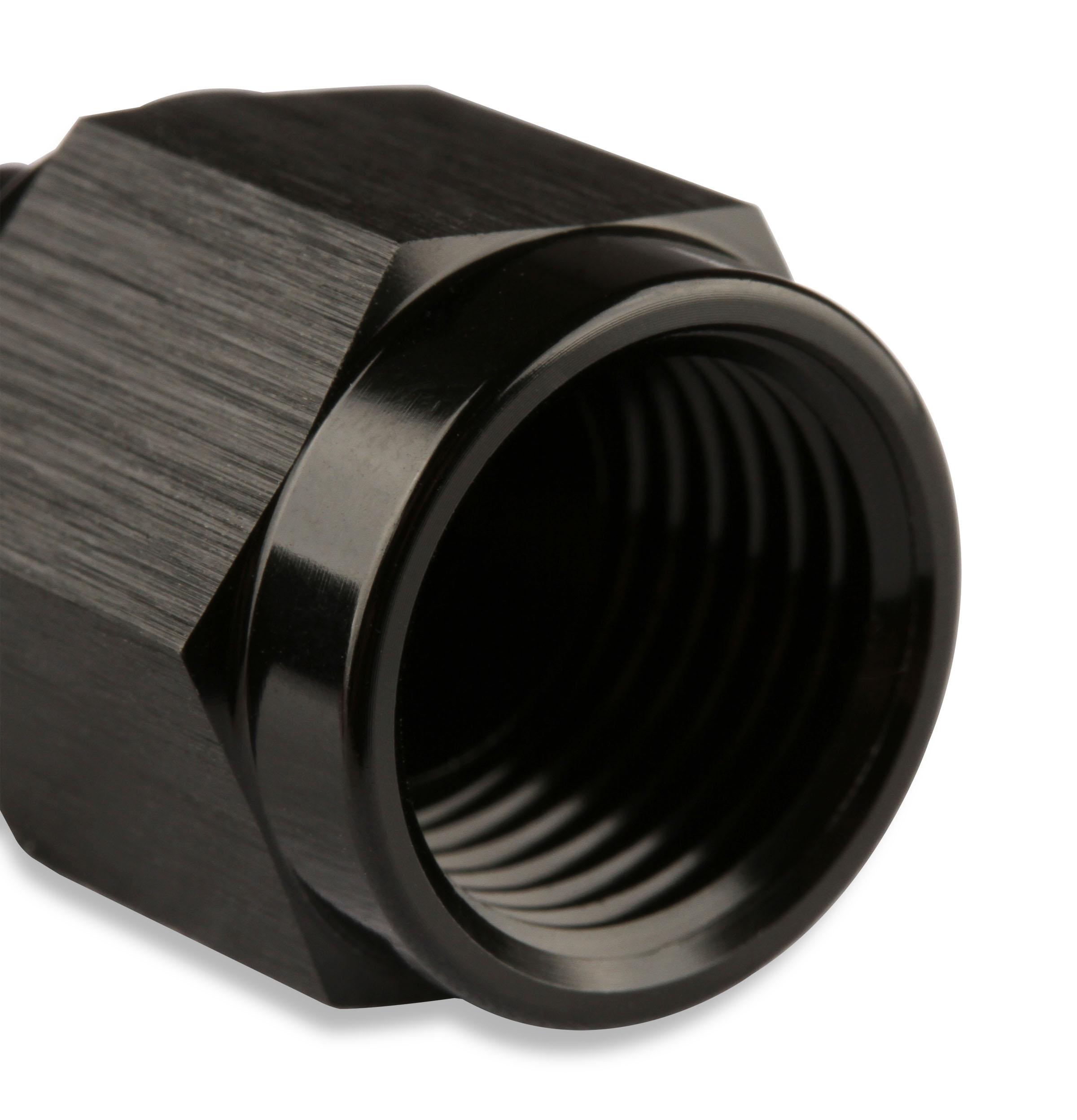 Mr. Gasket -6 AN Caps (2) - Black.  - 492906-BL