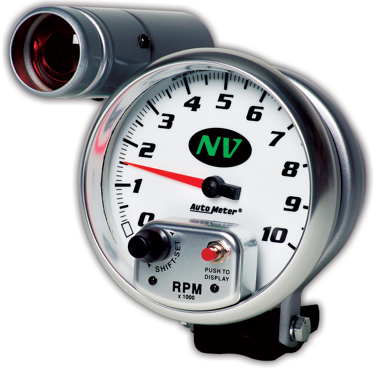 Autometer NV Series 10,000 RPM Tachometer Shift Lite