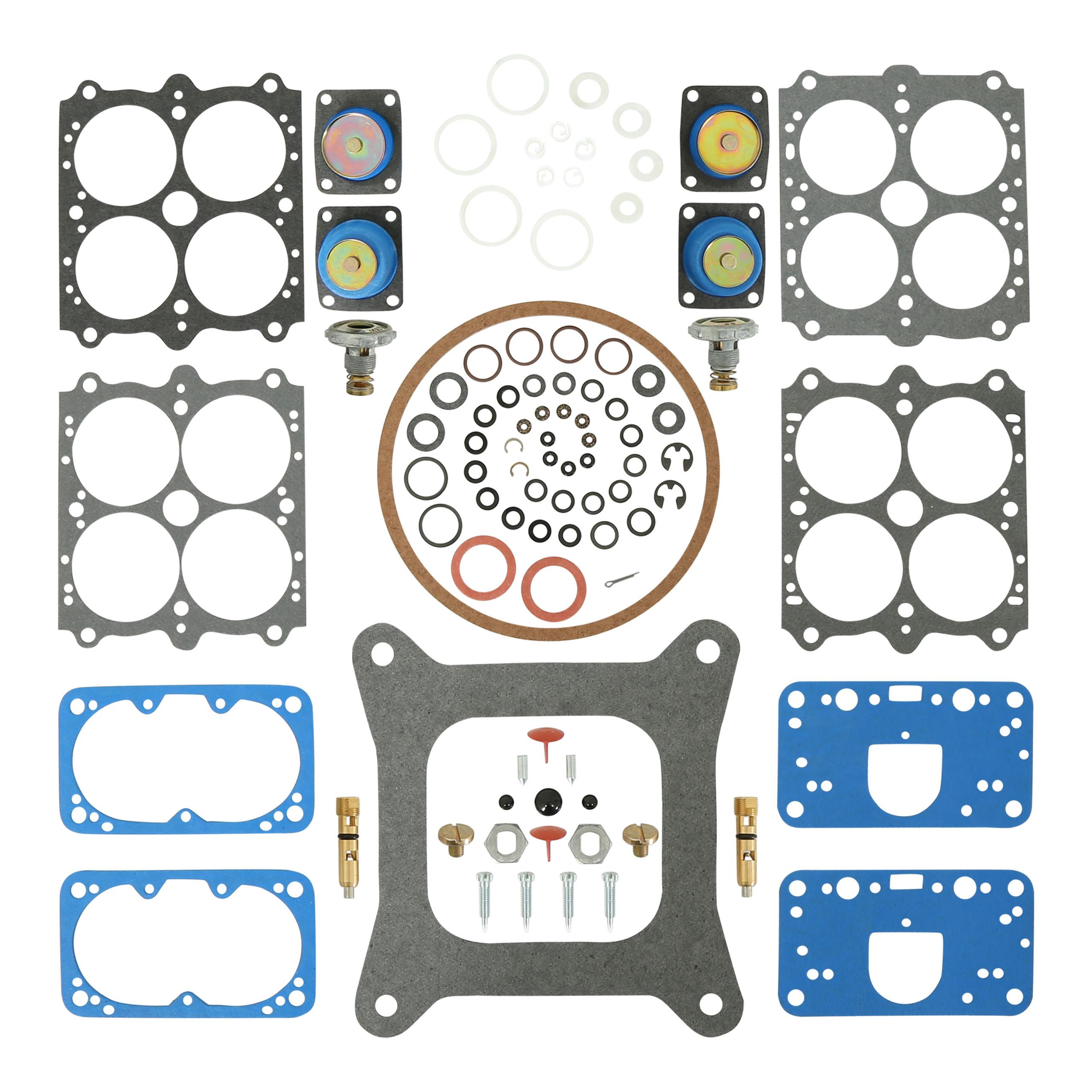 Quickfuel Non-Stick Rebuild Kit; Alcohol/E85 4150/4150 H.P. - 3-208QFT