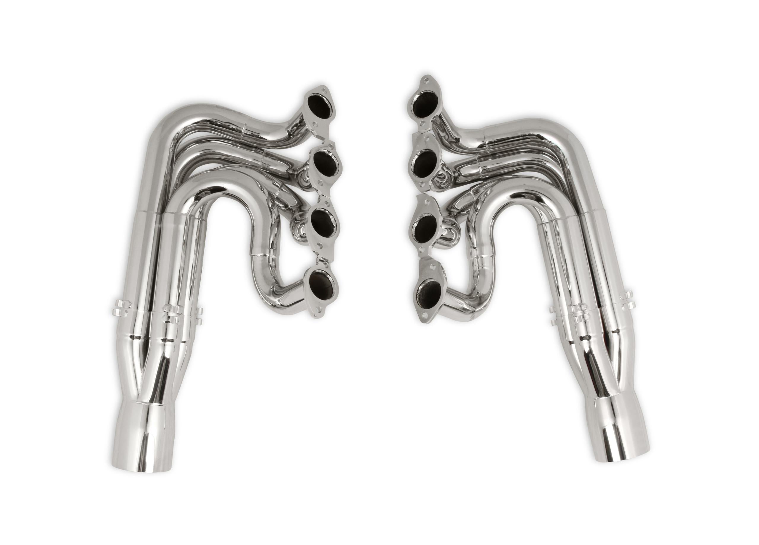 Hooker 3-Step Drag Headers - Chrome (Big Block Chevy) - 2502-6HKR
