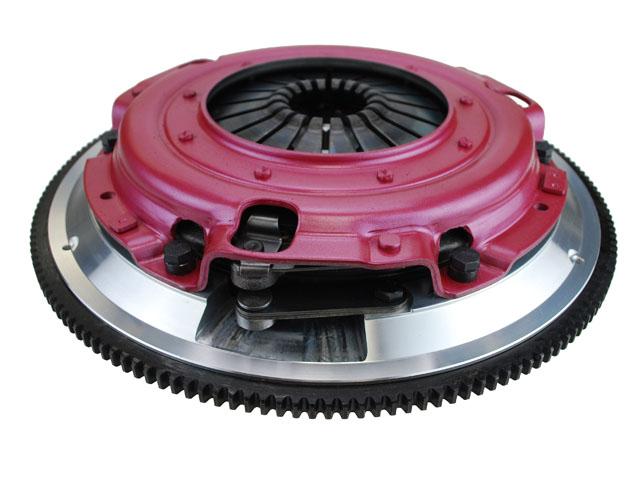 RAM Force 9.5 dual disc Ford 4.6, 5.4L 8 bolt crank 0 balance 1 1/16-10 spline 164 tooth. (Ford modular 8 bolt 1 1/16-10 spline 164 tooth flywheel) - 75-2200