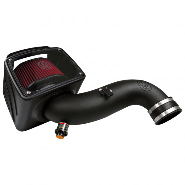 S&B Cold Air Intake For 07-10 Chevrolet Silverado GMC Sierra V8-6.6L LMM Duramax Cotton Cleanable Red S&B (2007-2010 Silverado 2500 HD/Sierra 2500 HD) - 75-5091