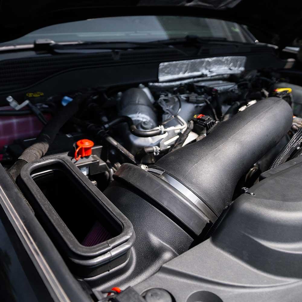S&B 75-5144D Cold Air Intake System with Dry Extendable Filter (2017-2019 Duramax L5P 6.6L)