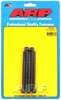 ARP 1/4-28 x 3.750 hex black oxide bolts - 750-3750
