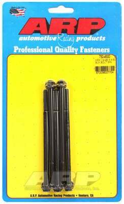 ARP 1/4-28 x 4.500 hex black oxide bolts - 750-4500