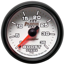 Autometer Phantom II Series 2 1/16" 0-35 PSI Boost Gauge