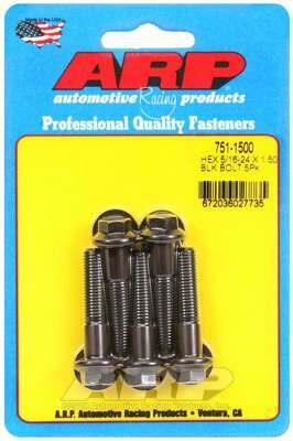 ARP 5/16-24 x 1.500 hex black oxide bolts - 751-1500