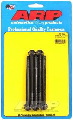 ARP 5/16-24 x 4.000 hex black oxide bolts - 751-4000