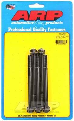 ARP 5/16-24 x 4.250 hex black oxide bolts - 751-4250