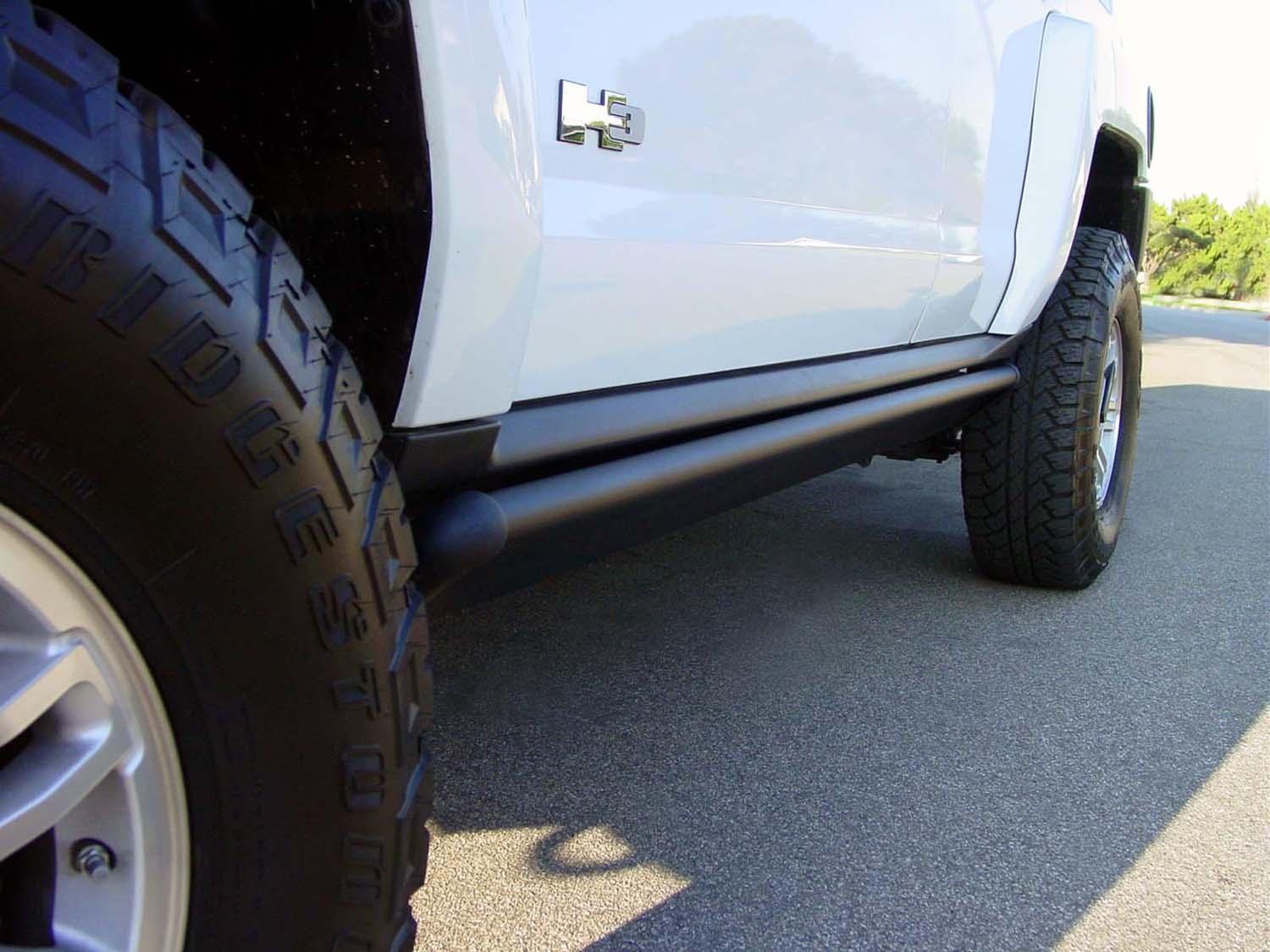 AMP Research PowerStep Electric Running Board - 05-10 Hummer H3, 09-19 Hummer H3T (2006-2010 H3, H3T) - 75116-01A