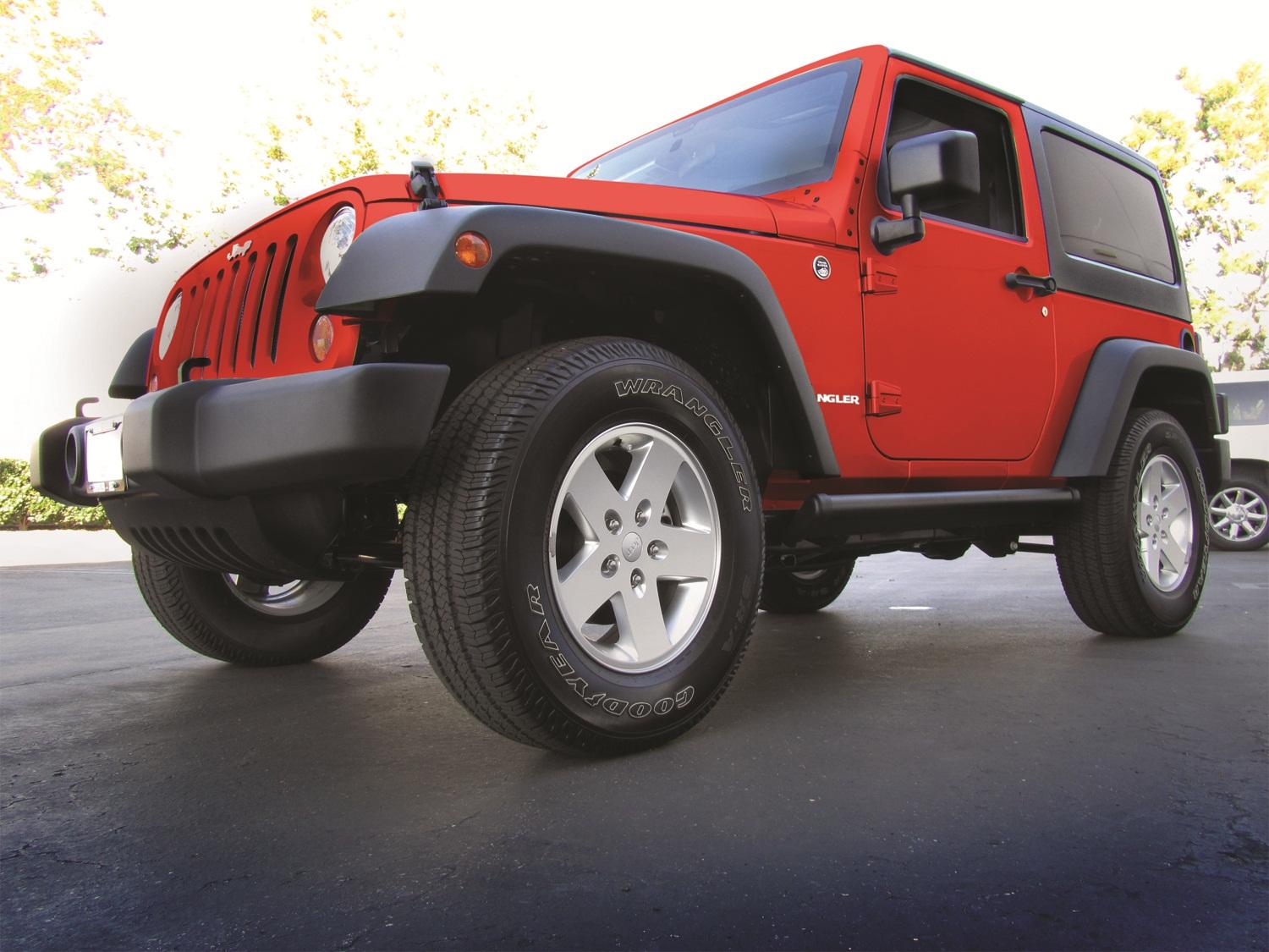 AMP Research PowerStep Electric Running Board - 07-18 Jeep Wrangler JK, 2-Door (2007-2018 Wrangler, Wrangler JK) - 75121-01A