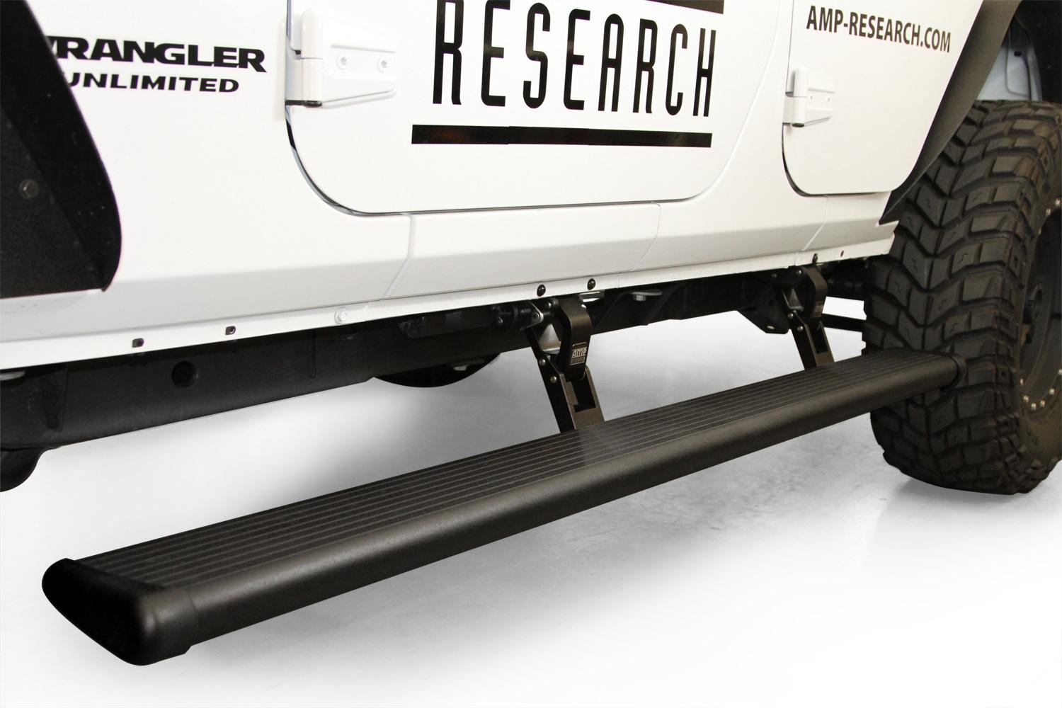 AMP Research PowerStep Electric Running Board - 18-23 Jeep Wrangler JL, 4-Door (2018-2023 Wrangler) - 75132-01A