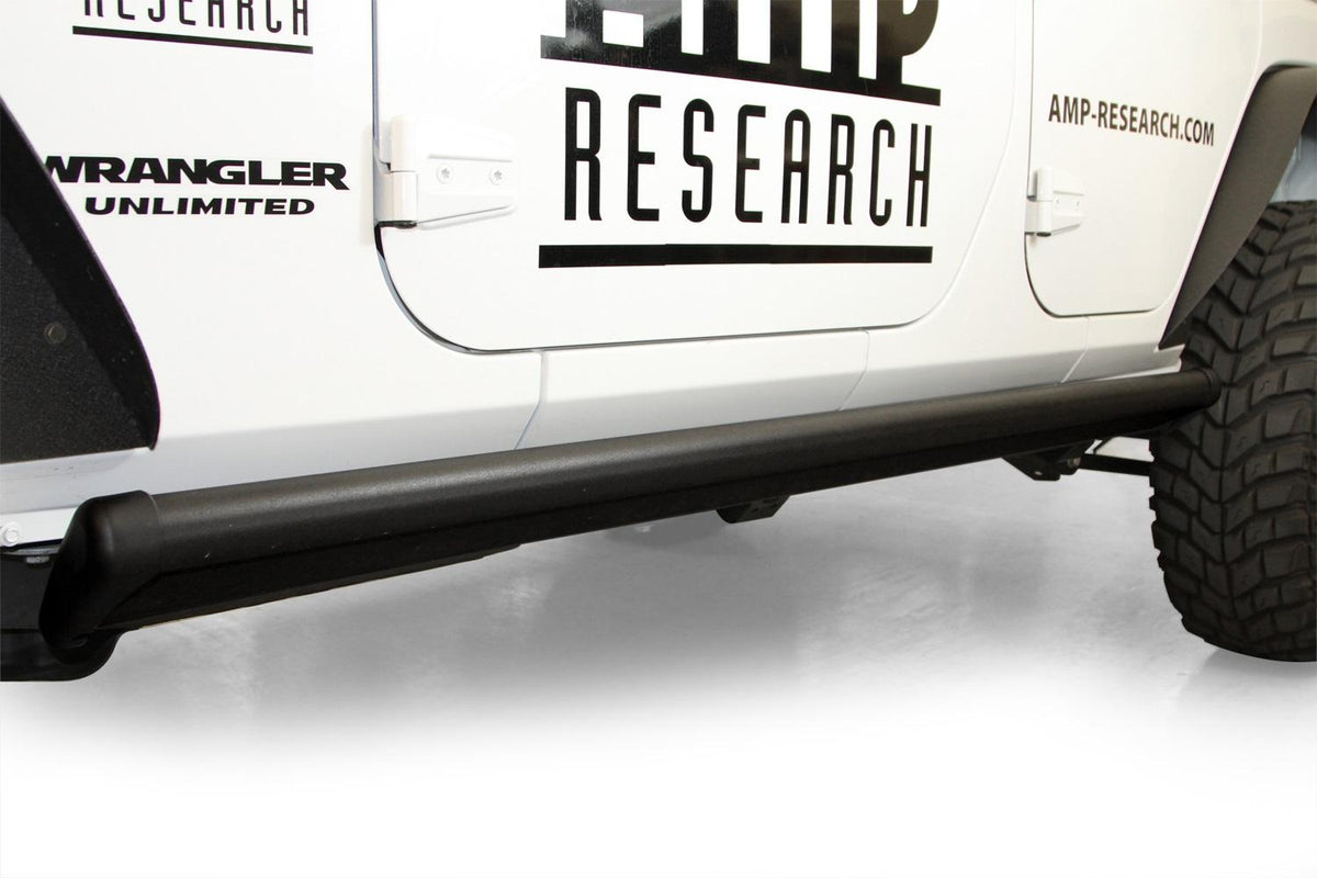 AMP Research PowerStep Electric Running Board - 07-18 Jeep Wrangler JK Unlimited, 4-Dr (2007-2018 Wrangler, Wrangler JK) - 75122-01A