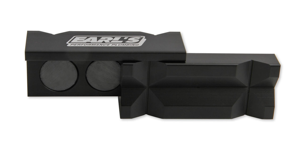 Earls Vice Jaw - Bagged Packaging - 4 In. - Black Aluminum - 1004ERL
