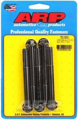 ARP 3/8-24 x 3.500 hex black oxide bolts - 752-3500
