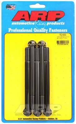 ARP 3/8-24 x 5.000 hex black oxide bolts - 752-5000