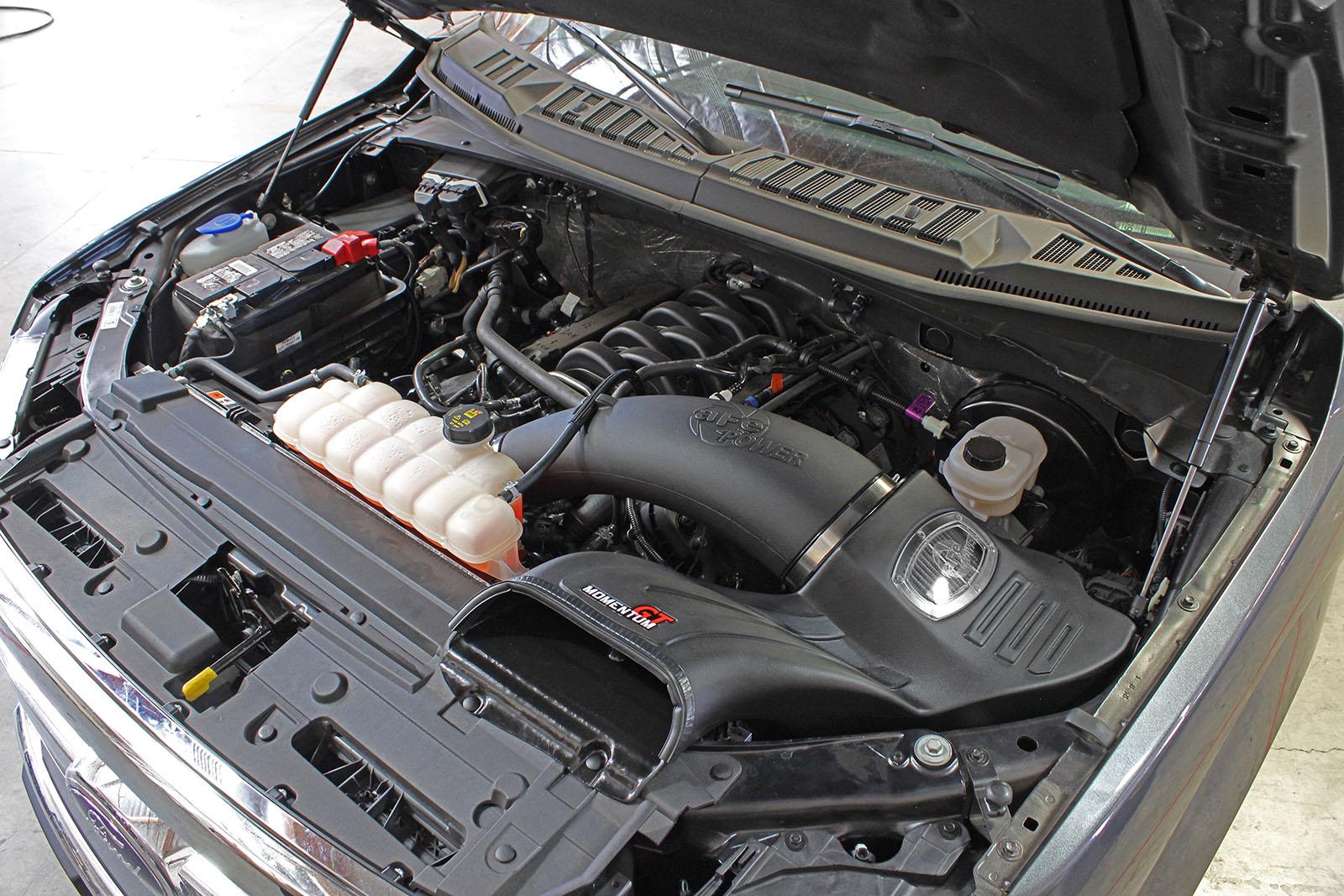 AFE Momentum GT Cold Air Intake System w/ Pro DRY S Media (2015-2020 F-150, F-150, F-150, F-150) - 51-73114