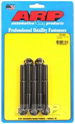ARP 7/16-20 x 3.500 hex black oxide bolts - 753-3500
