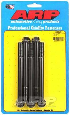 ARP 7/16-20 x 5.000 hex black oxide bolts - 753-5000