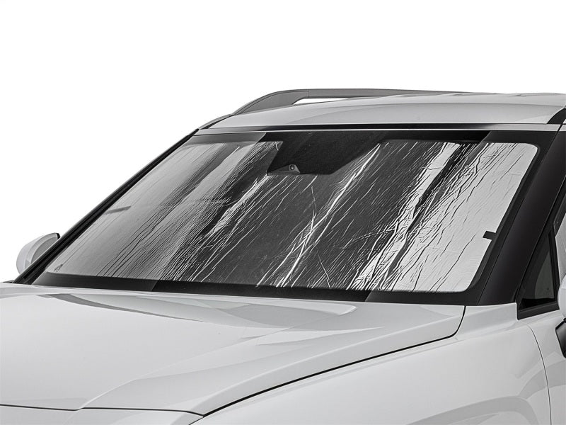 WeatherTech 2026 Hyundai Palisade Windshield-Small Windshield Mounted Sens-SunShade - Black/Silver
