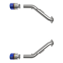 AFE Takeda 2-1/2 IN 304 Stainless Steel Axle-Back Exhaust System w/ Blue Flame Tips Nissan Z 2023 V6-3.0L (tt) (49-36137-L) - 49-36137-L